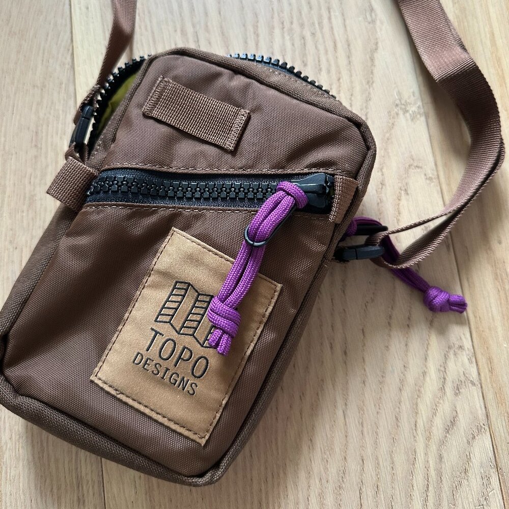 🚫SOLD* Topo Designs Mini Shoulder Shoulder Bag Brown